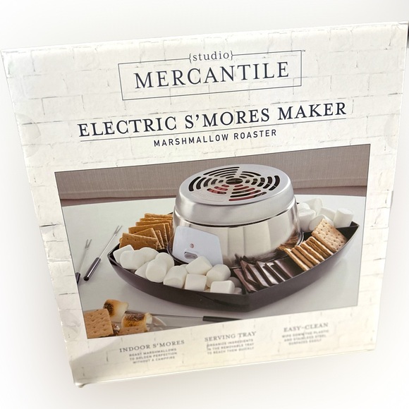 SMORE SMORES STUDIO MERCANTILE ELECTRIC S’MORES MAKER INDOOR MARSHMALLOW HERSHEY - Picture 2 of 2
